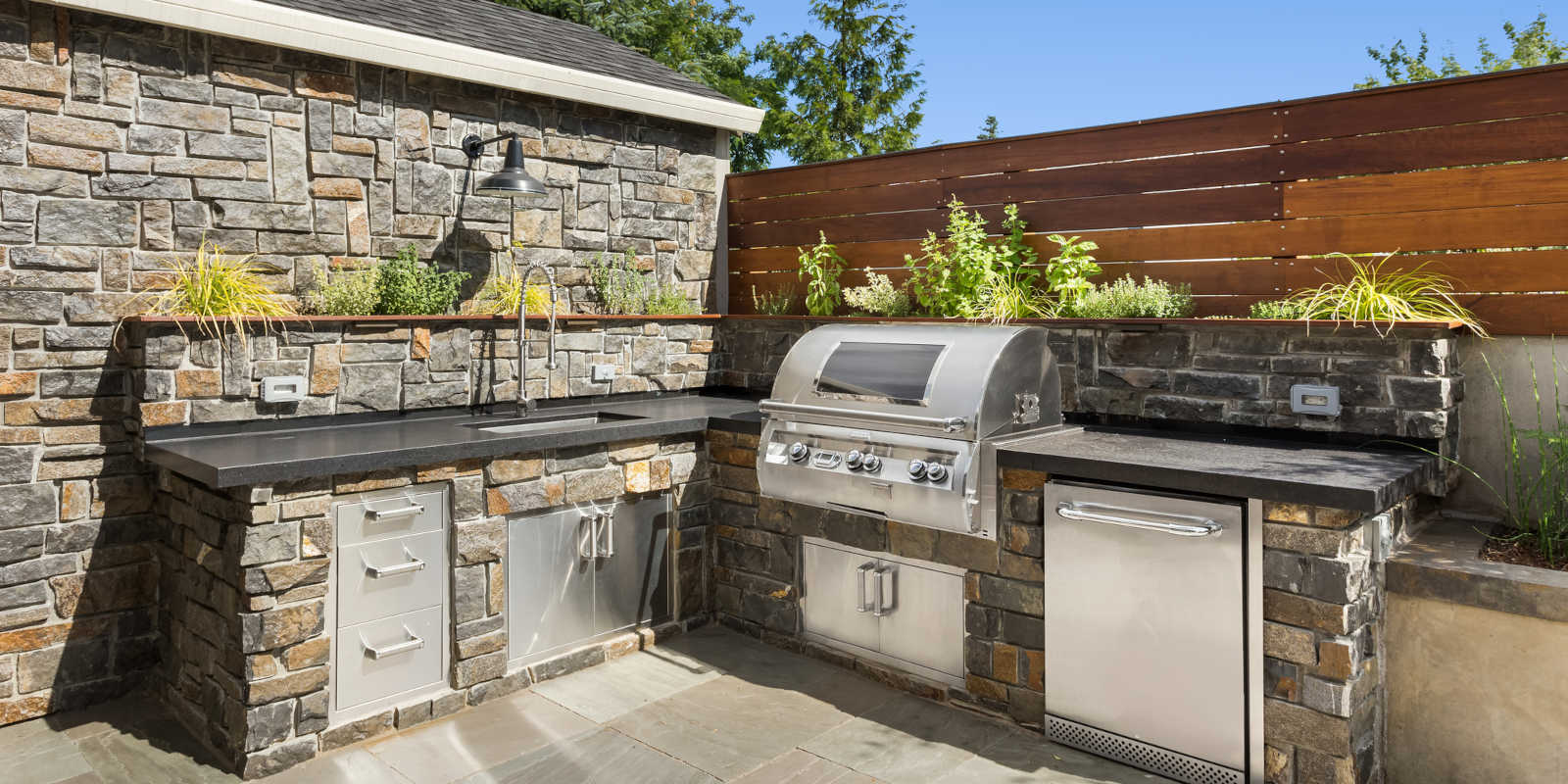 Outdoor Kitchen and Custom Living Space